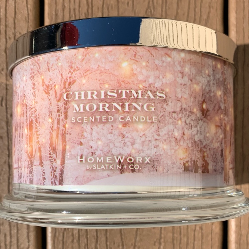 🆕APPLE BUTTER BRANDY CHRISTMAS MORNING HARRY SLATKIN HOMEWORX 4WICK 18oz CANDLE